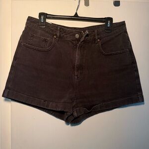 Pacsun High-Rise Black Women’s Denim mom Shorts